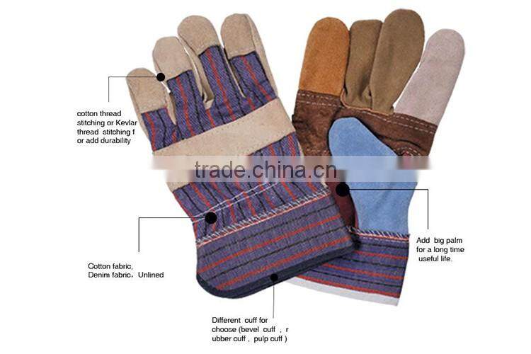 Cheap Price Hand Protection Gloves Furniture Leather Gloves LG023