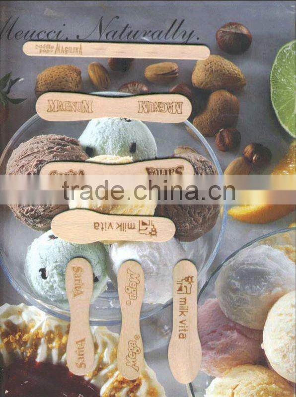 Wooden Ice Cream Stick