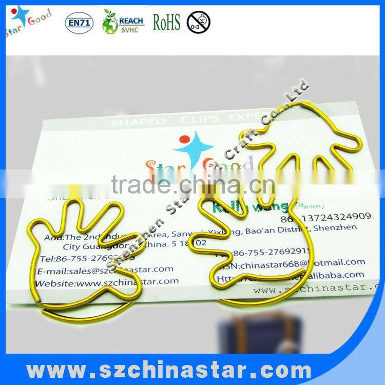 High strength palm paper clips