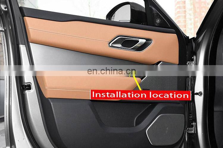 Sands Wood Grain Style Car Interior Door Decoration Panel Cover Trim For Land Rover Range Rover Velar 2017 2018 Car Accessories