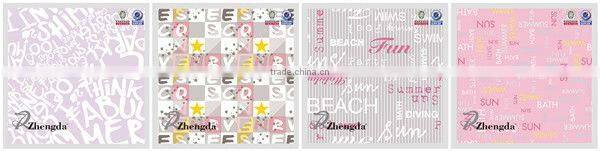 100% Polyester Woven Letters Print Fabric