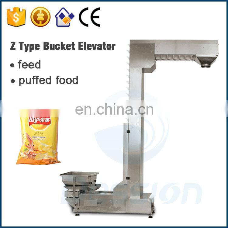 Z type bucket conveyor for packing machine