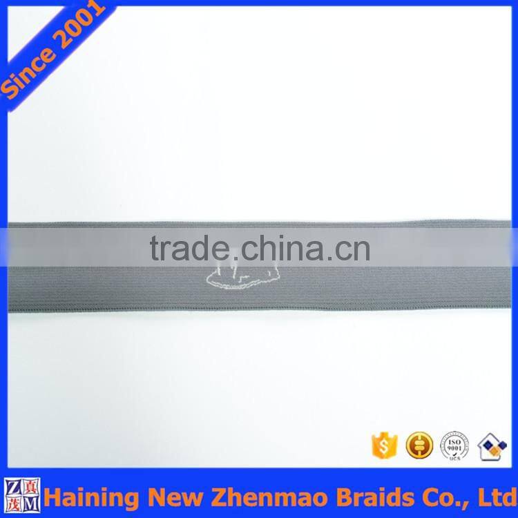 Custom made logo strap jacquard elastic wholesale