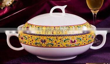 56 pcs gold china porcelain dinner sets