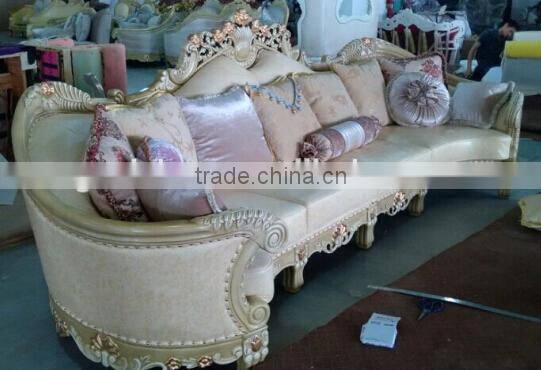 classical rexine fabric sofa