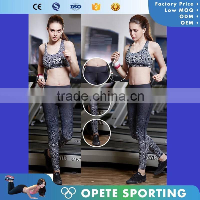 (OEM/ODM Factory/Trade Assurance) Wholesale Custom women Yoga Fitness Wear Custom Leggings
