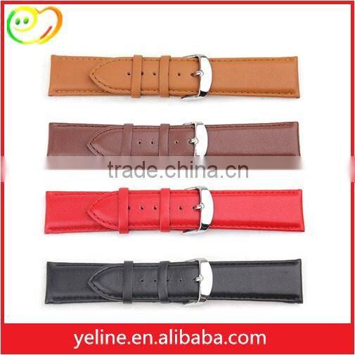 Super-smooth surface leather watch band for apple watch,for common watch