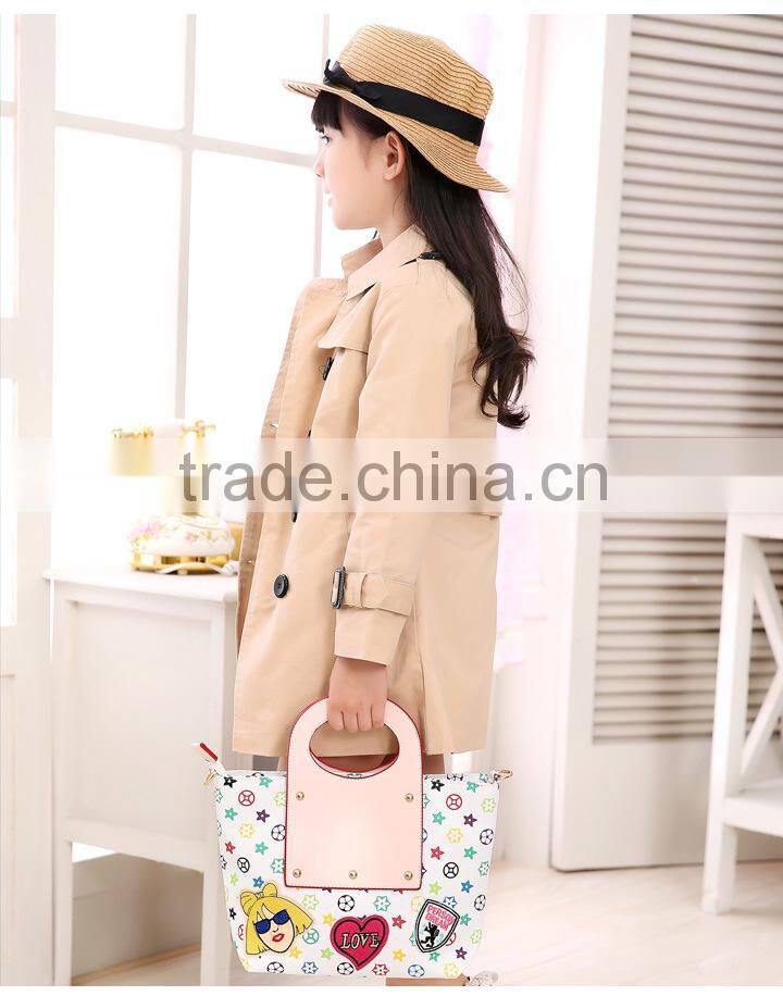 2015 new korean kids coat autumn fashion high quality child girls coat