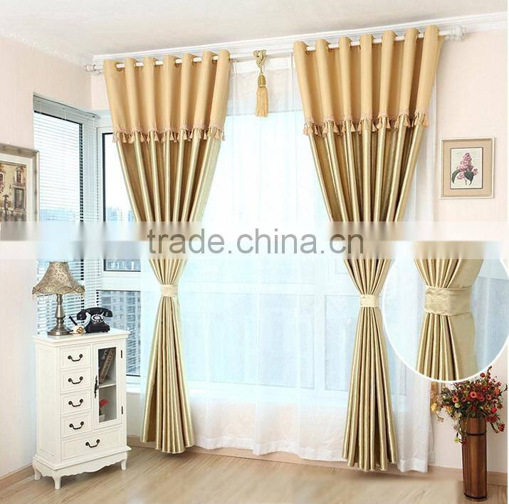 New style Embossed Blackout Curtains for Living room fabric window curtain