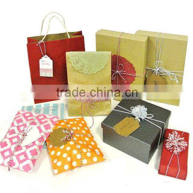 12 ply 1.5mm brown and white cotton baker's twine