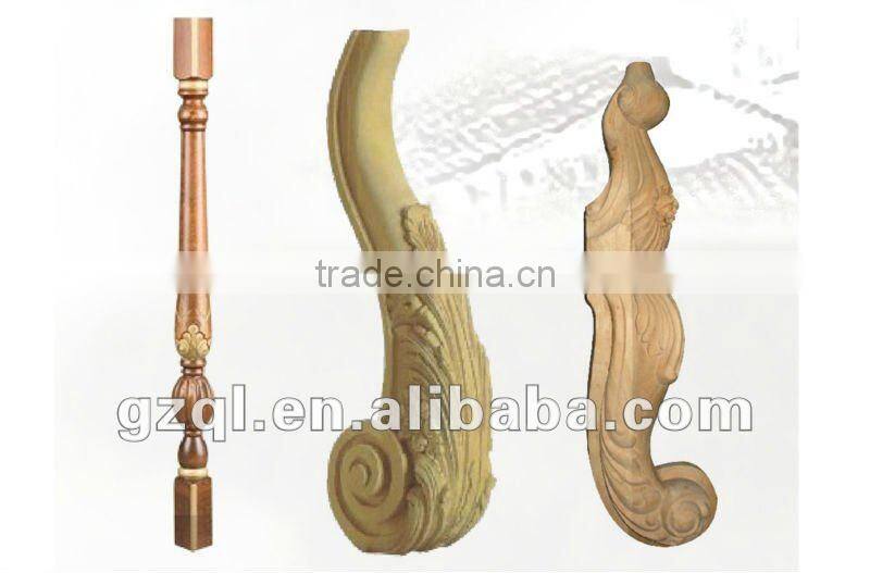 Factory supplier QL-2512-8 DSP Multi-head 4 Axis engraving machine for 3d solid wood