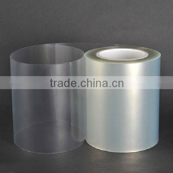 special coating roll scrap 110mic glossy transparent pet film