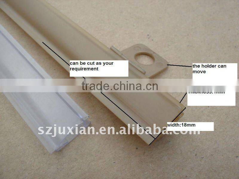 plastic hanging clip/plastic clip plastic strip pvc hang clip