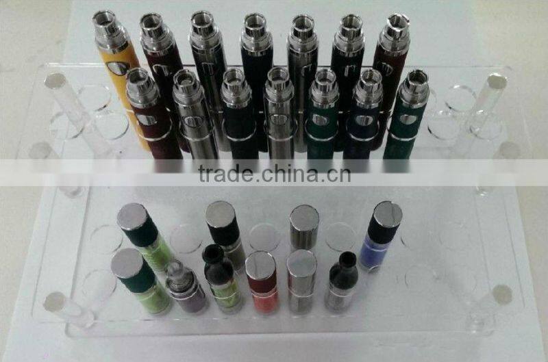 acrylic e-cig display for e-cig drip tip&atomizer&ego batteries