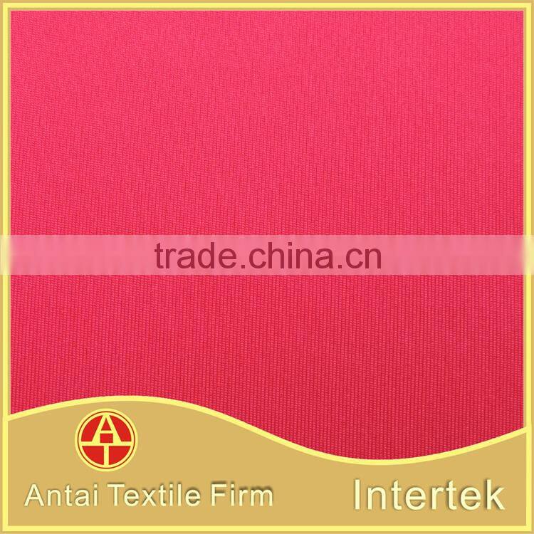 Elastic polyester fabric for winter sportswear / softextile polyester fleece fabric