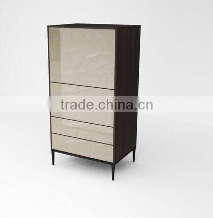 New personality design luxury furniture wood chest of drawers bucket cabinet