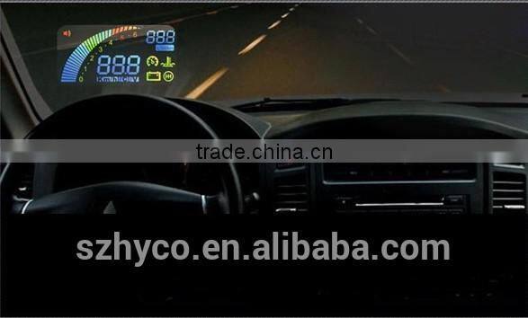 Car HUD Vehicle Head Up Display OBDII Over Speeding Warning