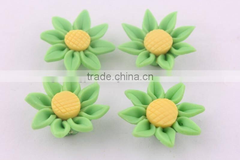 Look!! Discounted prices!! Halloween Mixed colors Soft ceramic porcelain flowers for DIY fashion jewelrys!! Cheapest!! !!