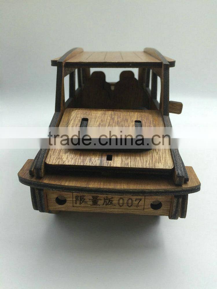 Product easy to sell carved wooden car new items in china market