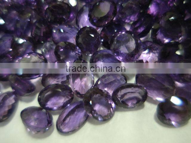 AAA grade Amethyst faceted gemstones