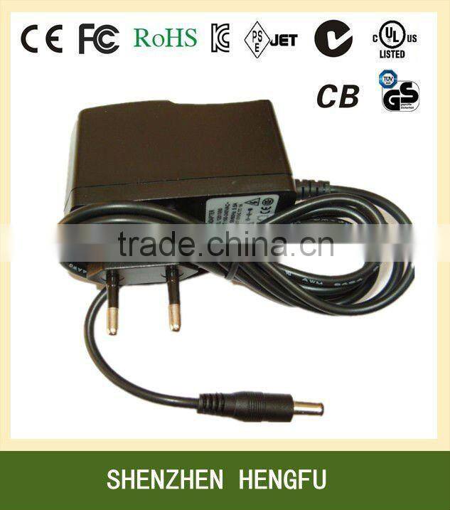 UL Approved Wall Mount AC Power adaptor (with Output 17V 0.8A 0.9A 1A)