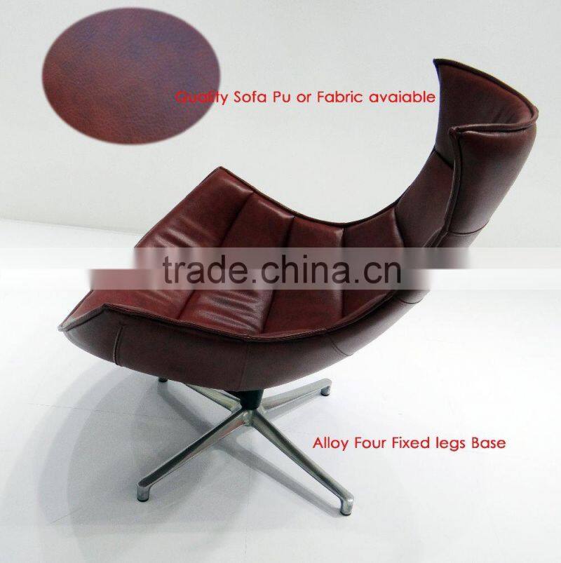 CH-006# modern deisgn living room leather chair, leather lounge chair, lounge chair