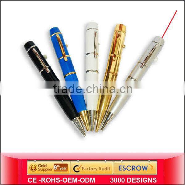 2014 Fashion Sliver Color Pen Usb Flash Drive