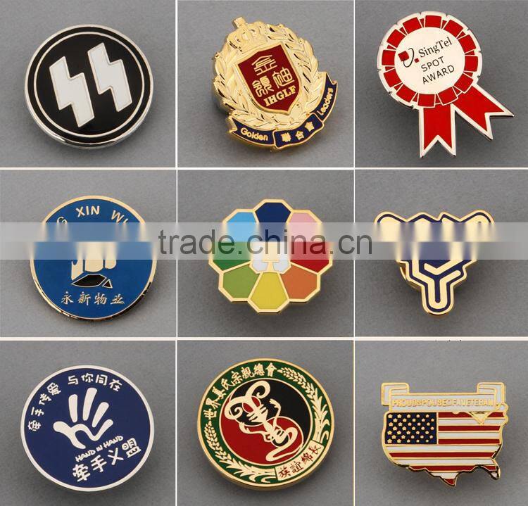 Professional metal sheriff star badge with CE certificate