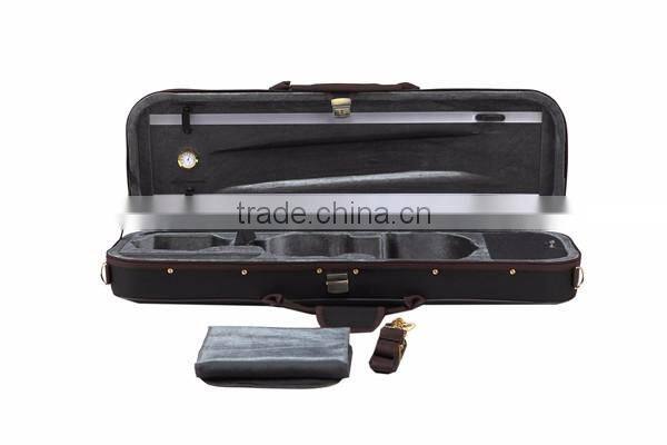 High Quality Square Violin Case With Hygrometer Custom Violin Case TL-20