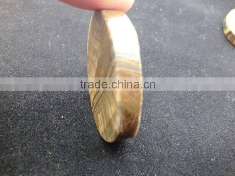 Natural Oval Shape Tiger Eye cabachon gemstone