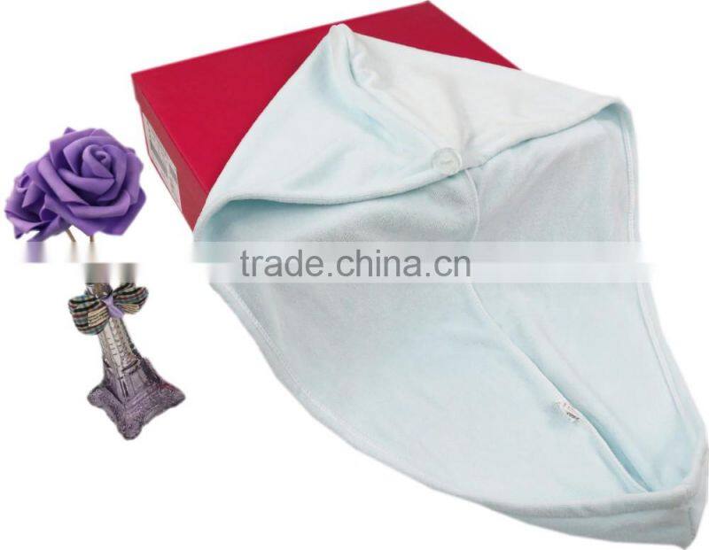 400 gsm sanding microfiber Hair Wrap Drying Bath Spa Head Cap Towel