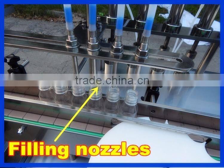 GMP requirement full automatic alcohol filling machine,200ml bottle filler