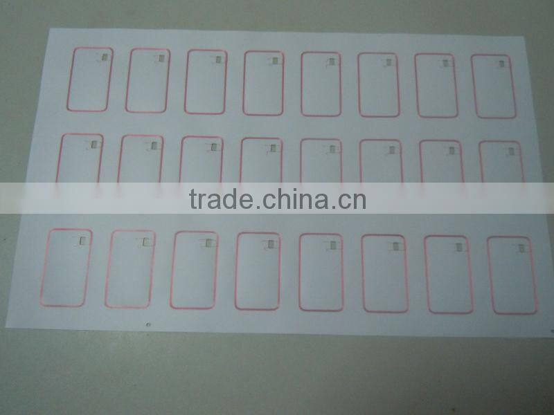 Aluminum etching 5*5 contactless rfid card uhf inlay with Impinj Monza4 chip