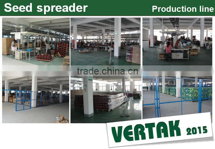 New arrival electric seed spreader,2.7L seed spreader with CE/GS/EMC certificates