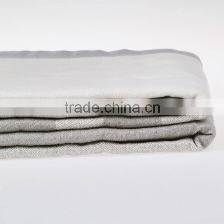 2016 New Design Fashion Silk Fleece Blanket