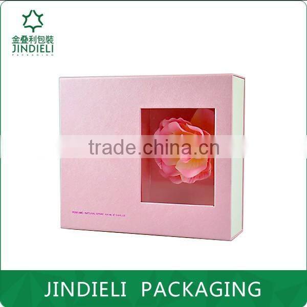 pink paper perfume boxes for women