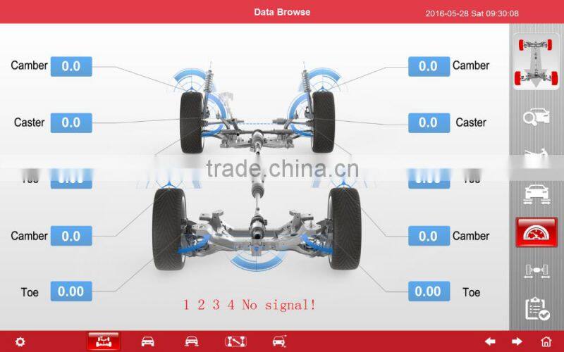 3D wheel alignment machine price for wheel positioning function