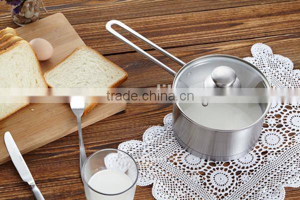 Elegant capsuled bottom technology milk pot