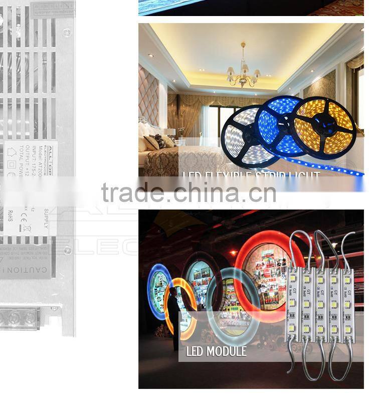 200W constant voltage 12V led power supply 24v switch power supply