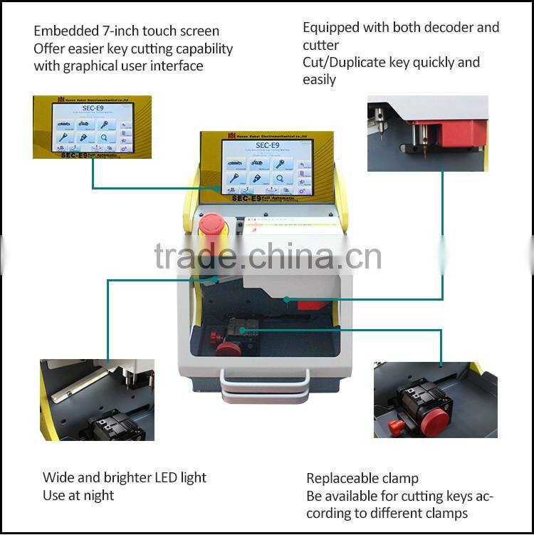 Popular Locksmith Tools car key code Keyless Key Cutting Machines Sec-E9 Cheaper Than Miracle A9 Key Cutting Machines