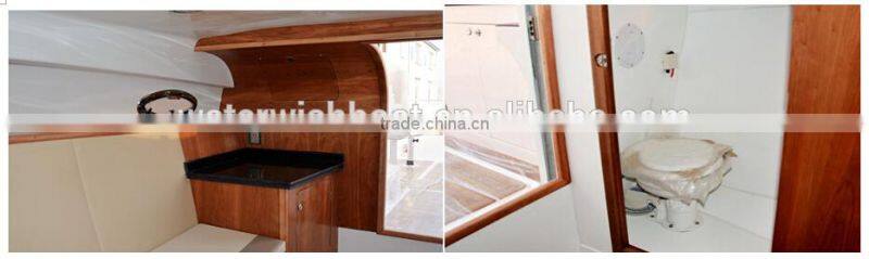 waterwish QD 27 brand new fiberglass cabin sport boat