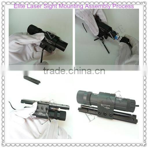 FDA Certify RS-0600A 4mw Waterproof Red Laser Sight with Rail Mount and ON/OFF Switch or Pressure Pad for Rifles & Pistols