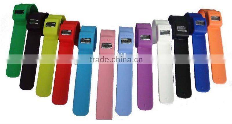 custom digital silicone slap watches for kids