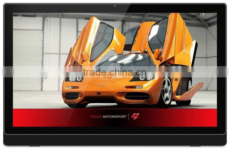 2015 fashion 24 inch10-Point capacitive touch with camera GPS car advertising digital signage