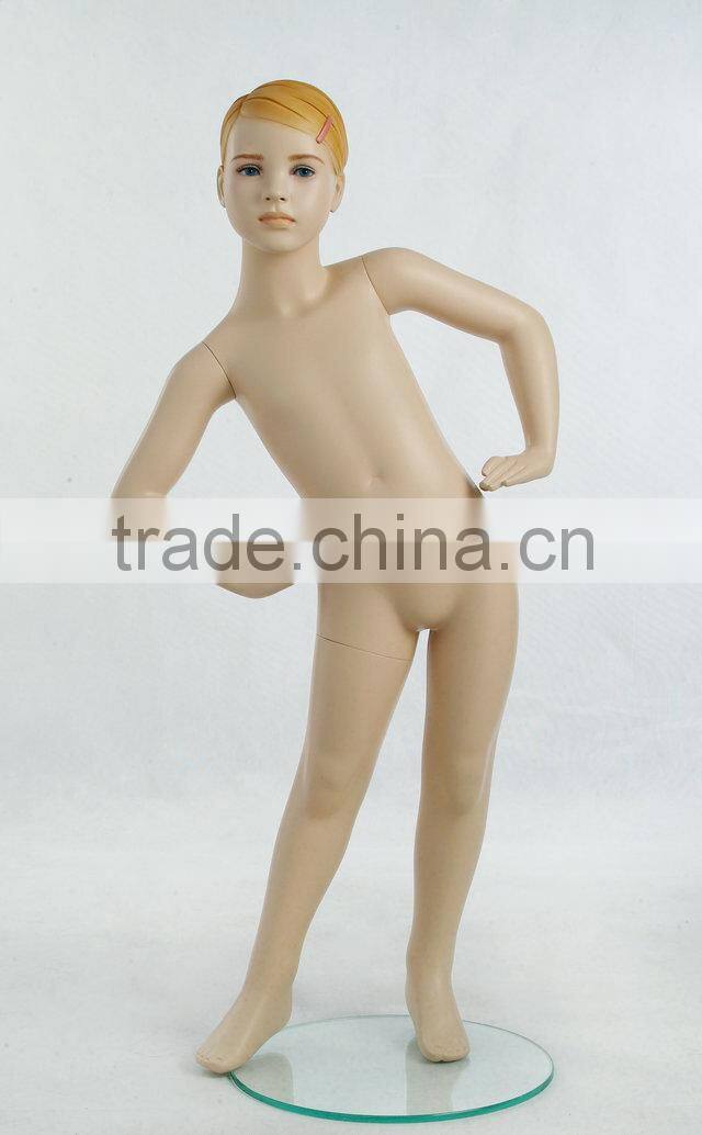 Fiberglass unbreakable girls mannequin