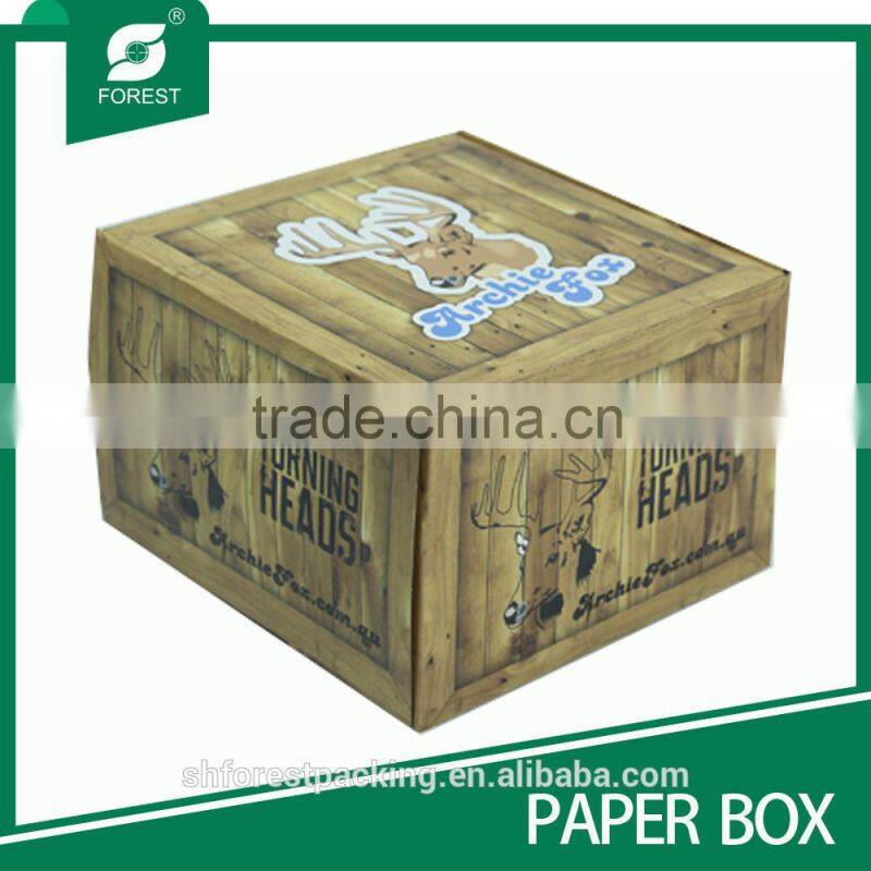 GRAIN OF WOOD STORAGE BOX BIN