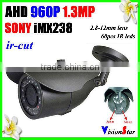 New hidden surveillance camera 30pcs ir leds varifocal lens 2.8-12mm sony 800tvl ccd sensor dome ir cctv camera