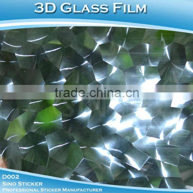 Newest 3D Self Adhesive Forested PVC Window Film