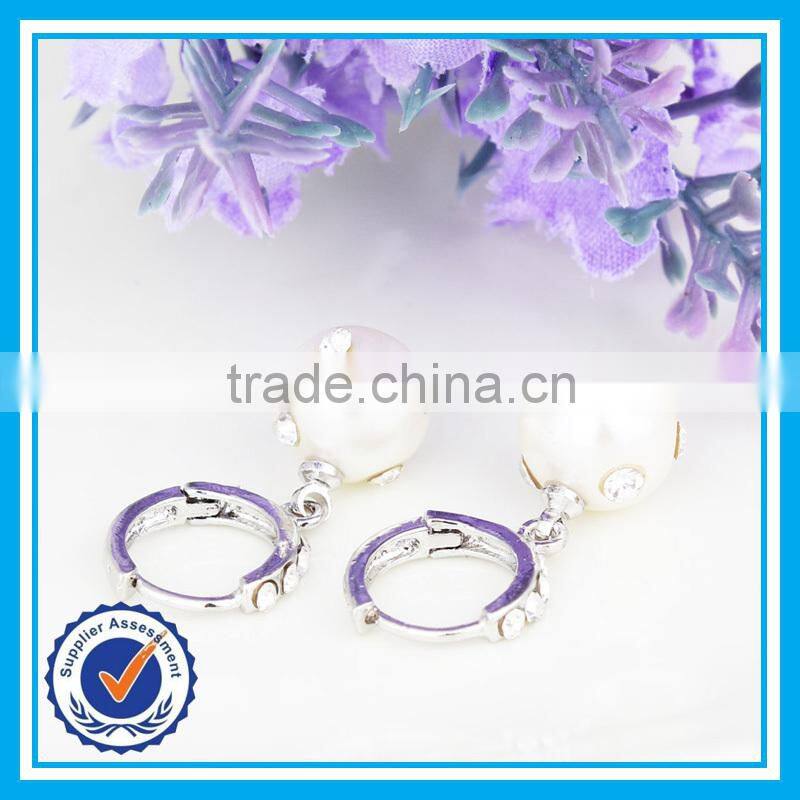 Cheap wholesale latest design of pearl earrings thailand silver jewellery