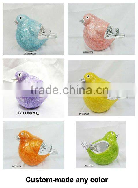 New design bird shape ceramic coin bank